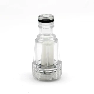 ZINSANO ข้อต่อสวมเร็วตัวผู้พร้อมกรอง สีใส 3/4นิ้ว ใช้ได้ทุกรุ่น