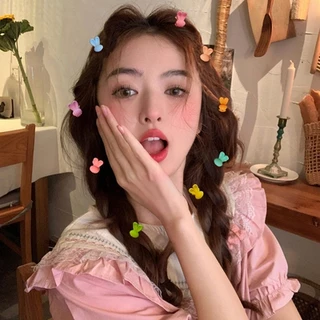 COD-ในไทย💖กิ๊บติดผม ลายดอกไม้ลายหัวใจสีแคนดี้ ลายการ์ตูน หวานน่ารักมินิเด็กนักเรียนสำหรับผู้หญิง สไตล์เกาหลีราคาถูกที่สุ
