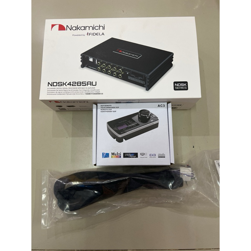 7169บาท​ DSP​ NAKAMICHI​ 2IN​ 8OUT​ AMP4CH​ BLUETOOTH​ ในตัว รุ่น NDSK4285AU พร้อม​จอดคอนโทรล​2นิ้ว​