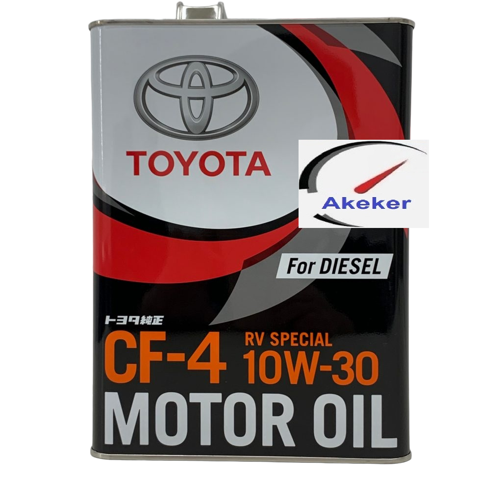 TOYOTA GENUINE ENGINE OIL CF-4 10W-30 RV SPECIAL FOR DIESEL