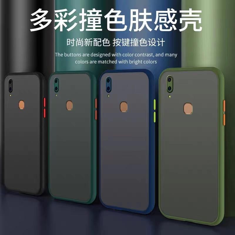เคสขอบสีหลังด้าน กันกระแทก HUAWEI Y5(2019) Y6S Y6(2019) Y6P(2020) Y7P(2020) Y7PRO(2019) Y7A