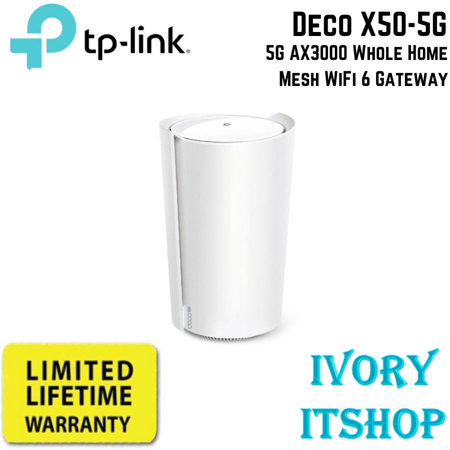 TP Link Deco X50-5G 5G AX3000 Whole Home Mesh WiFi 6 Gateway