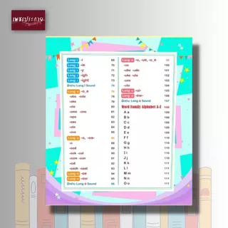 หนังสือ Phonics for kids Level 2 โฟนิกส์สำหรับเด็กระดับกลาง Long Vowels & Word Family (พิมพ์ครั้งที่ 2)