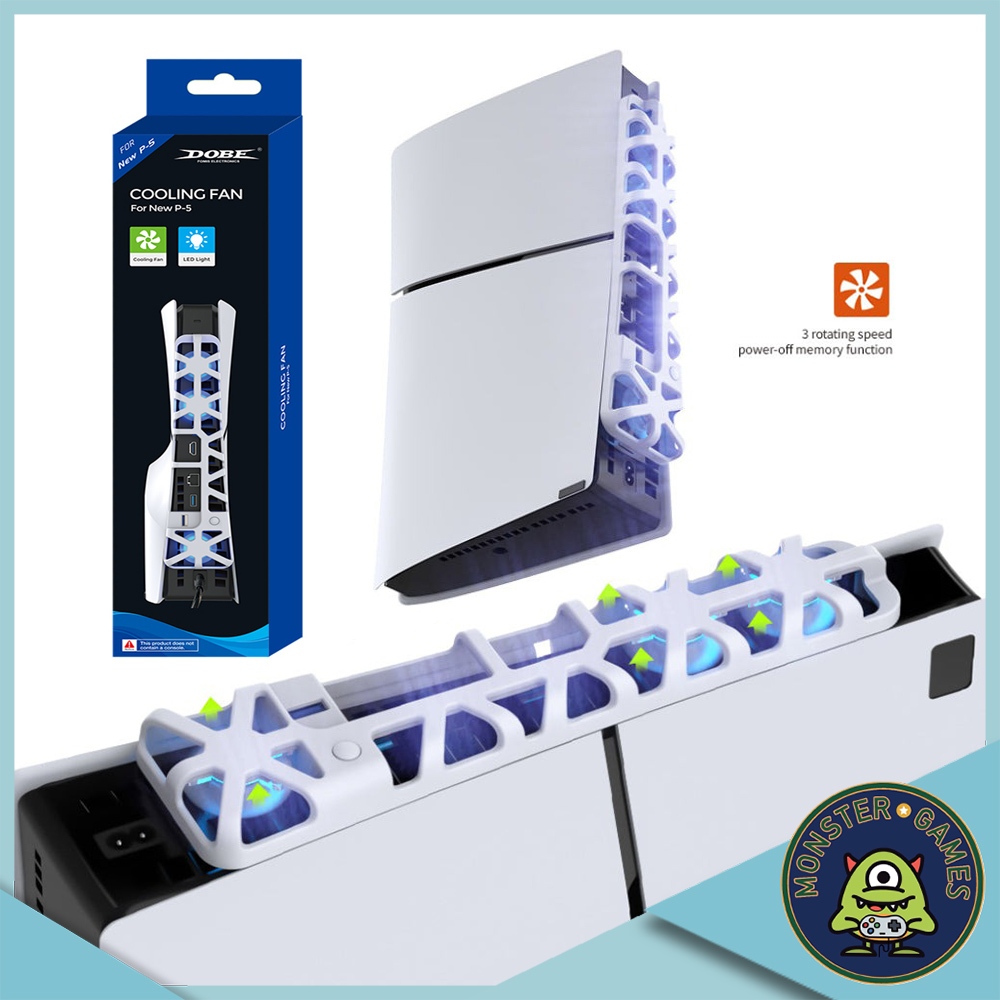 Dobe Cooling Fan PS5 Slim (TP5-3538)(พัดลม PS5 Slim)(พัดลมระบายความร้อน PS5 Slim)(PS5 Cooling Fan)