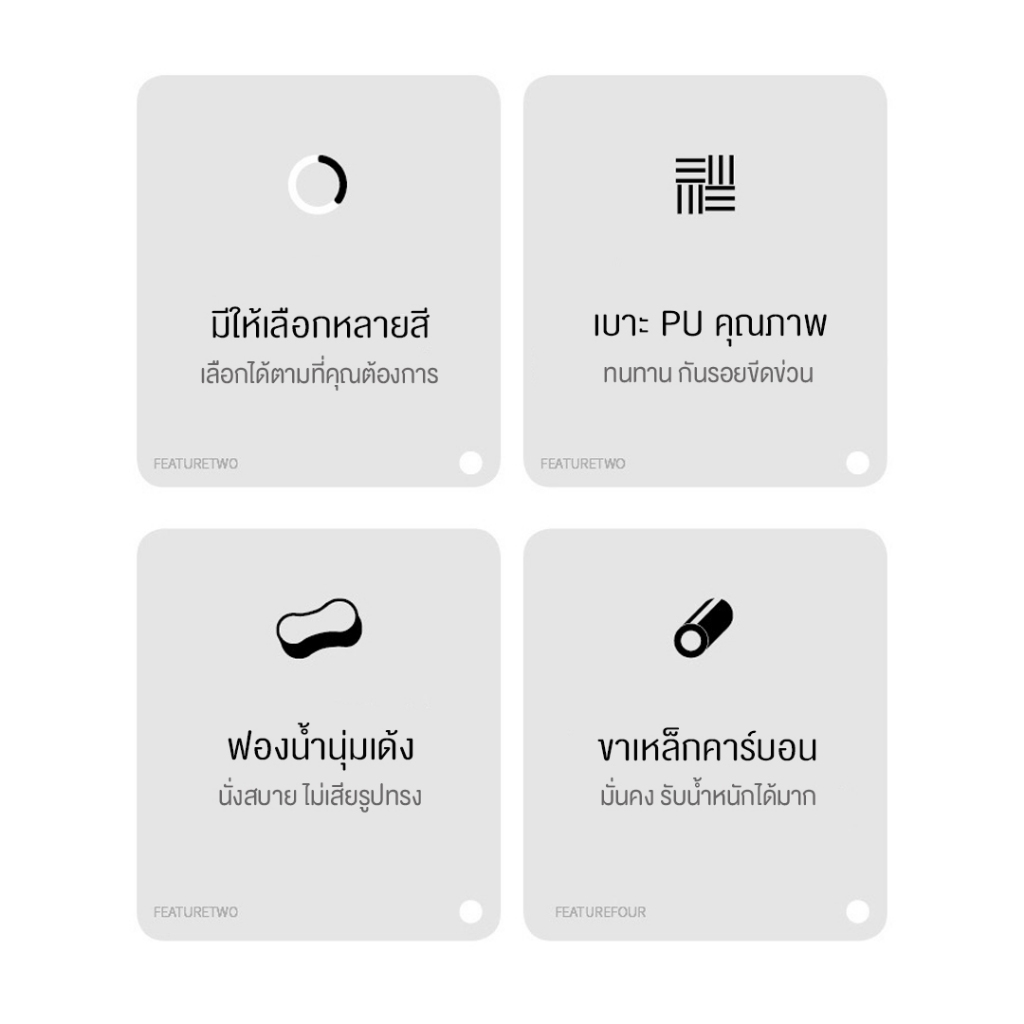 เก้าอี้หนัง รุ่น DD-189 เก้าอี้ลอฟท์ทรงโมเดิร์น ใช้ในห้องอาหารหรือพักผ่อนได้ ราคา ถูกที่สุด ดีลบีเคเค แกลเลอรีภาพที่ 6