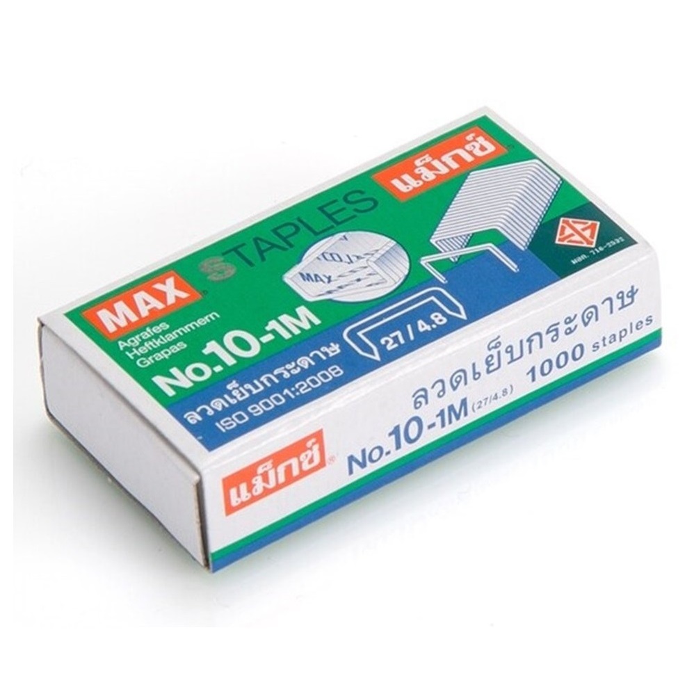 MAX แม็กซ์ STAPLES ลวดเย็บกระดาษ No.10-1M