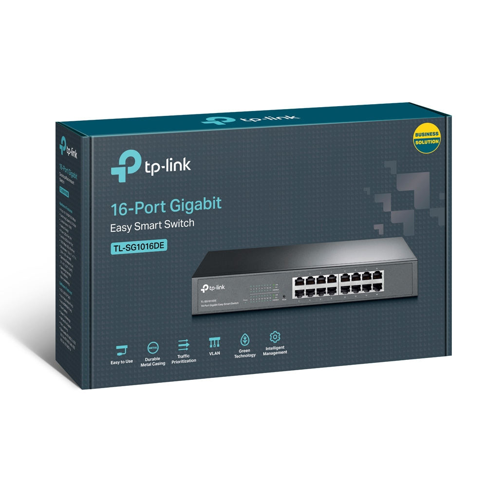 TP-LINK TL-SG1016DE 16-Port Gigabit Easy Smart Switch