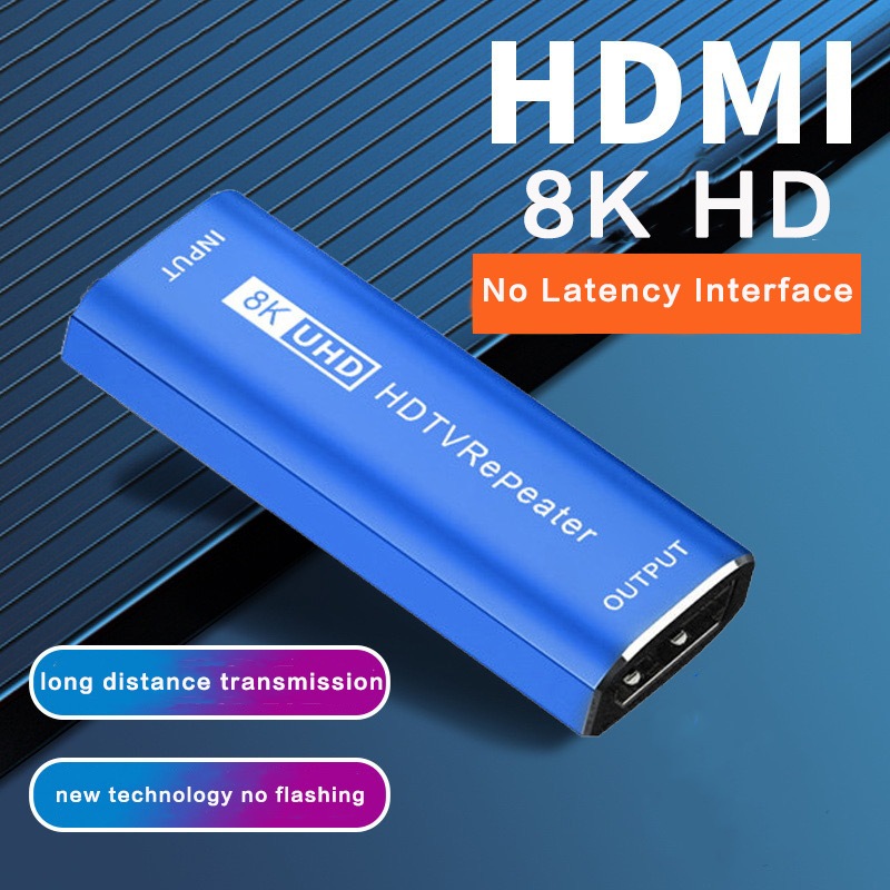2160P HDMI Repeater Box Extender Booster อุปกรณ์เพิ่มระยะสัญญาณ HDMI ให้ต่อกันได้ยาวถึง 40เมตร
