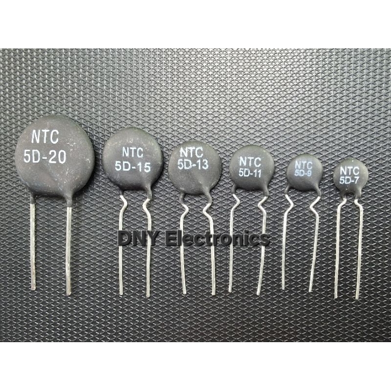 NTC5D-20 NTC5D-15 NTC5D-13 NTC5D-11 NTC5D-9 NTC5D-7 NTC 5D Thermistor เทอร์มิสเตอร์ NTC-5D 5D-20 5D-