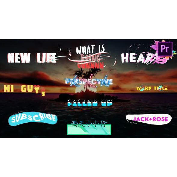 Creative Titles Premiere Pro MOGRT