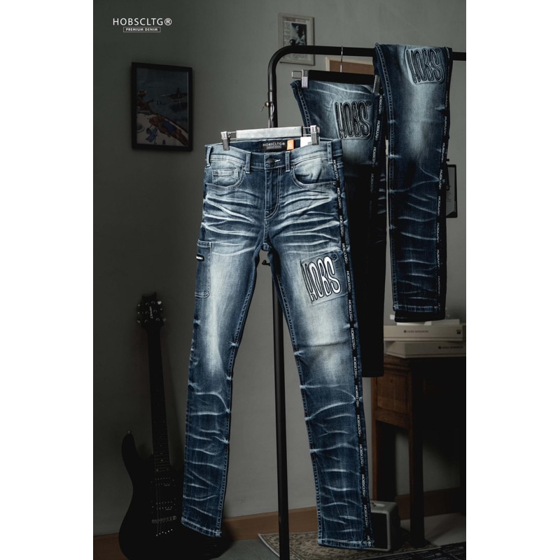 **ส่งฟรี** กางเกงยีนส์ Hobs One