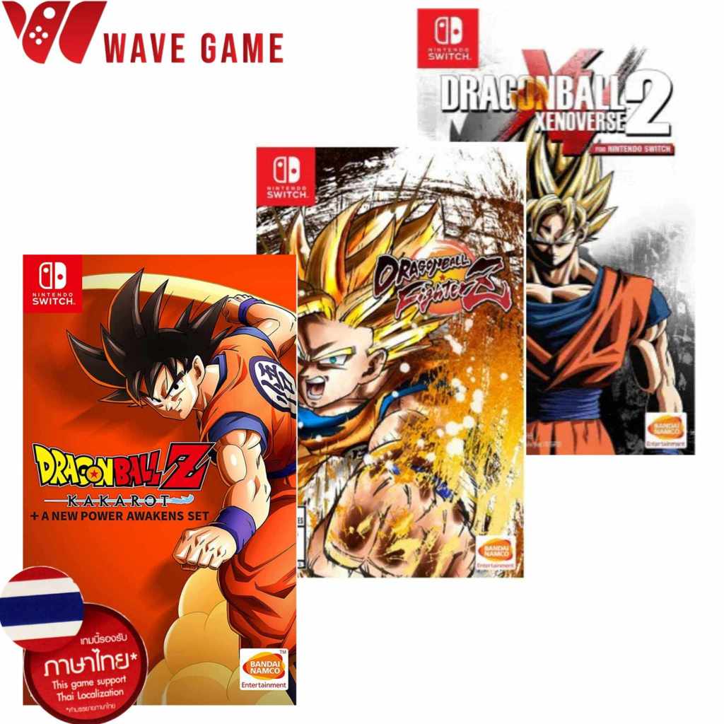 nintendo switch dragonball kakarot / dragonball z / xenoverse 2 / heroes ( english )