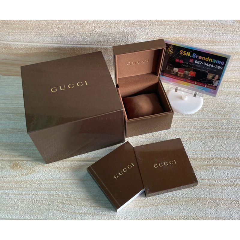 กล่องนาฬิกา Gucci ครบชุดของแท้