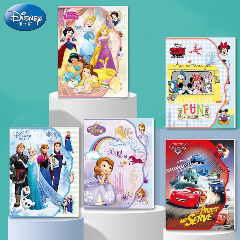 สติ๊กเกอร์ 1 ชุดได้ 8 แผ่น สติ๊กเกอร์เจ้าหญิง sticker princess มากกว่า100ชิ้น เจ้าหญิง สมุดสติ๊กเกอร์ cars