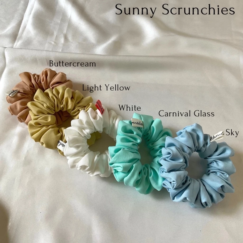 ยางรัดผม Sunny Scrunchies (Regular) Collectin Italian Silk