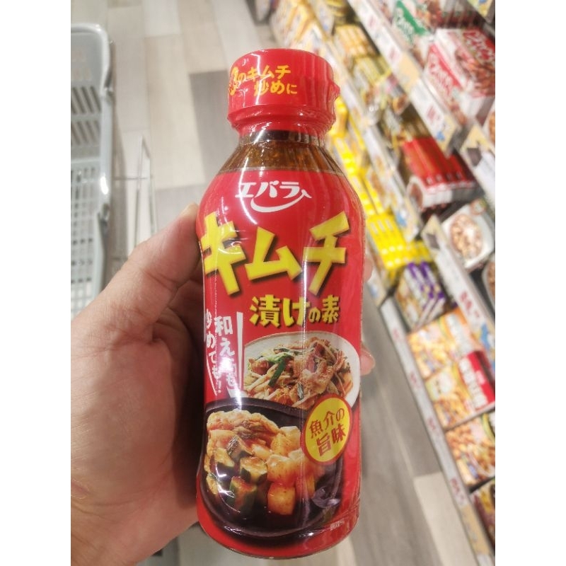 ecook ญี่ปุ่น new​ ซอส ปรุงรส สำหรับทำ กิมจิ และ​ น้ำจิ้ม​ รสกิมจิ dk ebara asazuke no moto honkaku kimchi 300ml