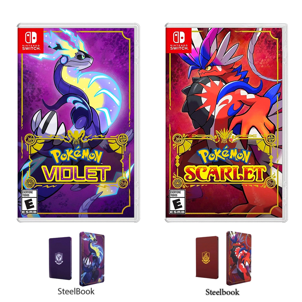 Pokemon Scarlet And Violet ( มือ1 ) ( Zone US/Asia ) ( Zone EU ) แผ่นเกมส์ Nintendo Switch