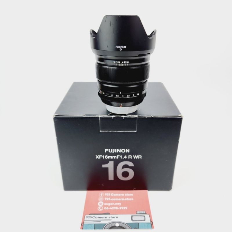 เลนส์ FUJINON 16mm f1.4 WR ครบกล่อง