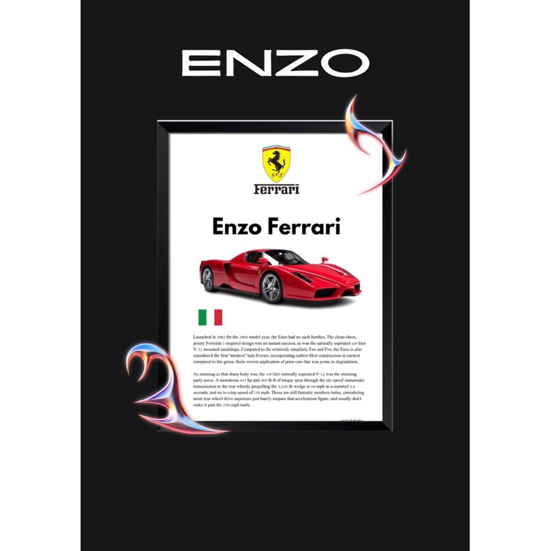 Ferrari Enzo poster 🏎️