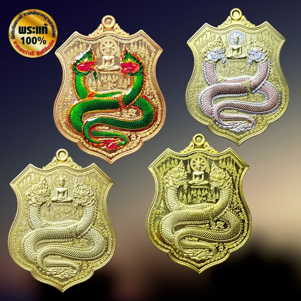 เหรียญพญาศรีสัตตะนาคราช หลวงปู่ซิง ธัมมทินโน วัดไตรมิตร