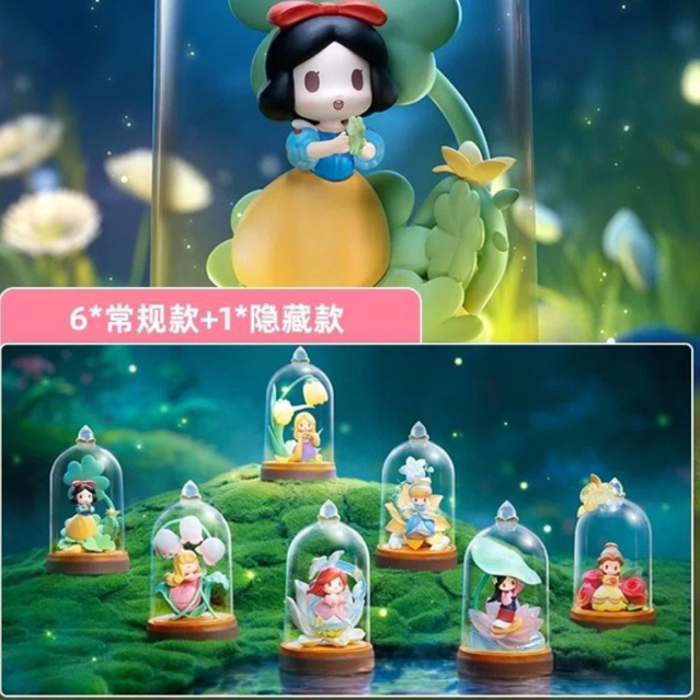 พร้อมส่ง📍 Sale Pro ตรุษจีน 52Toys Disney Princess D-Baby Flowers and Shadows Series กล่องสุ่มเจ้าหญิงดิสนีย์ 🎉🎉ของแท้ 💯💯