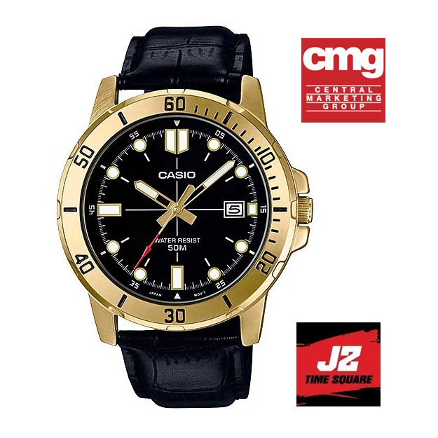 Casio standard สายหนัง MTP-VDO1 ของแท้ 100% นาฬิกา CASIO รุ่น MTP-VD01GL-1E มีกล่องพร้อมรับประกัน 1 