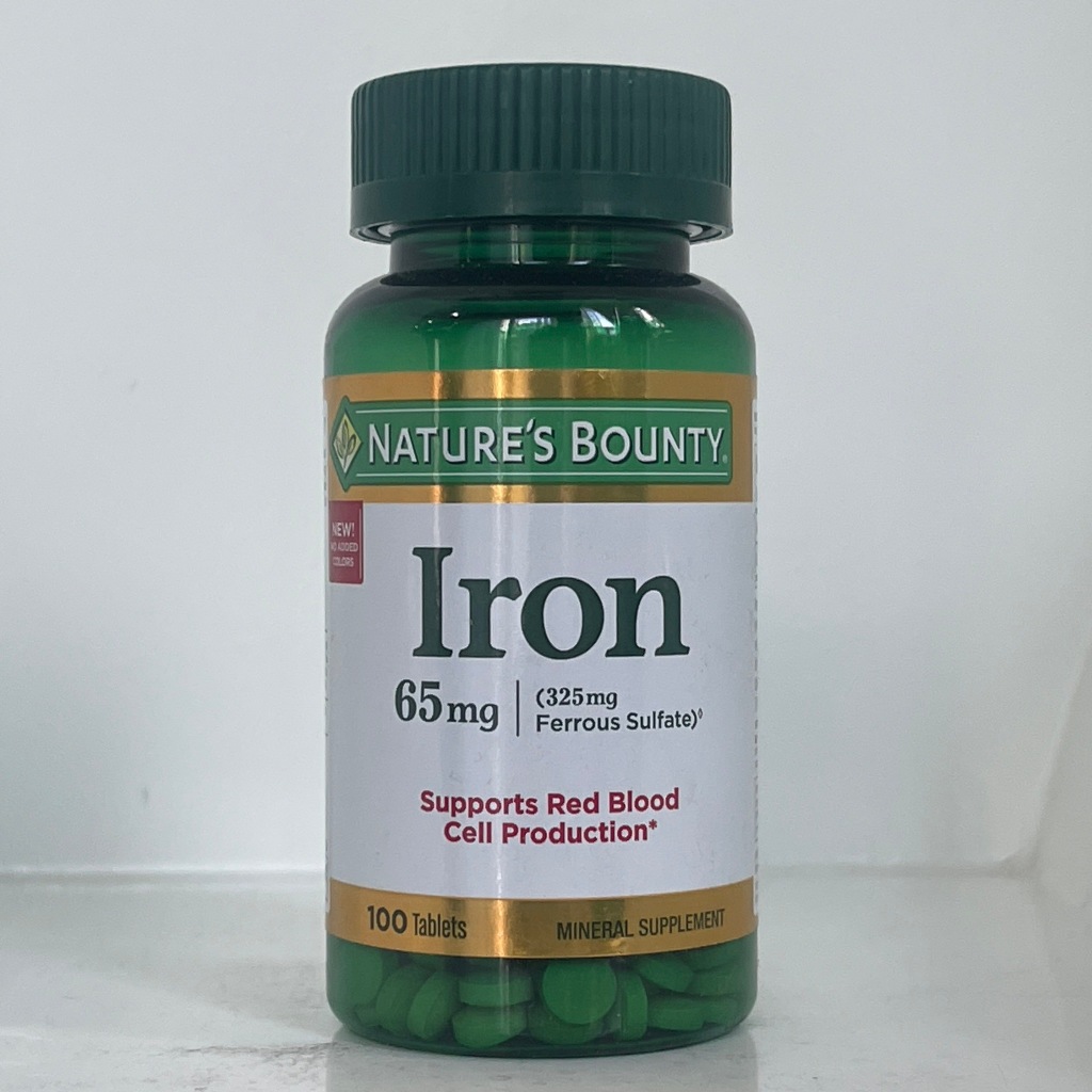 Nature'Bounty Iron65 mg 100Tablets