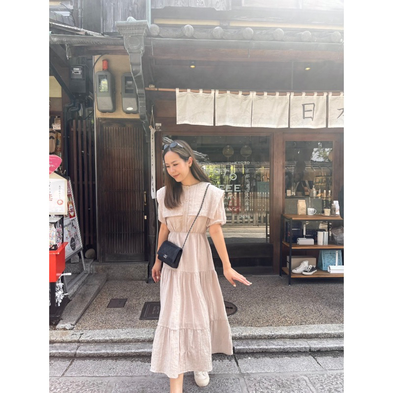 ส่งต่อ Janunstudio TINKERBELL DRESS สี Pecan Pie