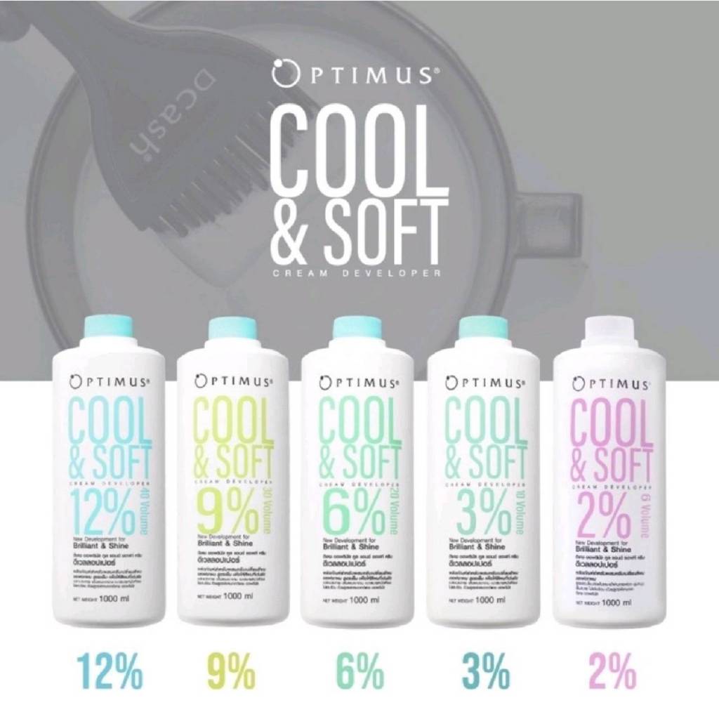 (สูตรเย็น) ไฮโดรเจน​ดีแคช ออพติมัส คูล   OPTIMUS COOL DEVERLOPER ( 2% 3% 6% 9% 12%)  ขนาด 1000ml