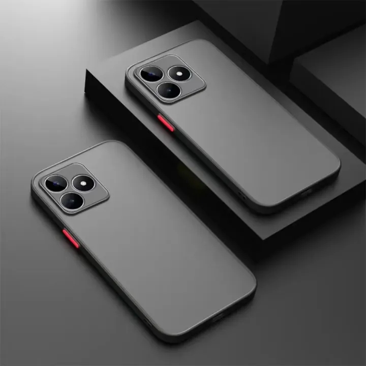 Case Realme C53 เคสโทรศัพท์ เรียวมี เคสกันกระแทก ปุ่มสีผิวด้าน กันรอยกล้อง ขอบนิ่มหลังแข็ง – โปรปัง
