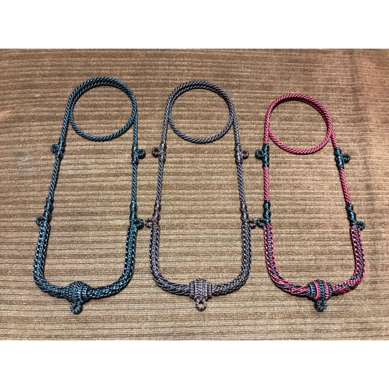 สร้อยคอเชือกเทียนถัก5องค์