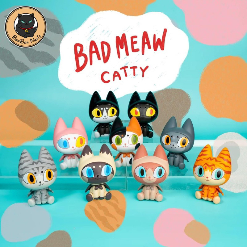[แบบสุ่ม]🐱Unbox Industries Badmeaw Catty series blind box set