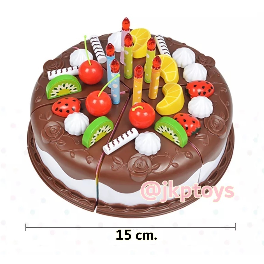 🍰⭐Todds & Kids Toys ชุดแต่งหน้าเค้กวันเกิด DIY ชุดหั่นขนมเค้กและตกแต่งเค้ก ของเล่นเค้ก เเต่งหน้าเด้ก ของเล่นเด็กของขวัญเ