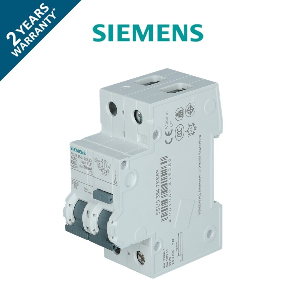 เมนเบรกเกอร์ กันไฟดูด Siemens 5SU9354-7KK