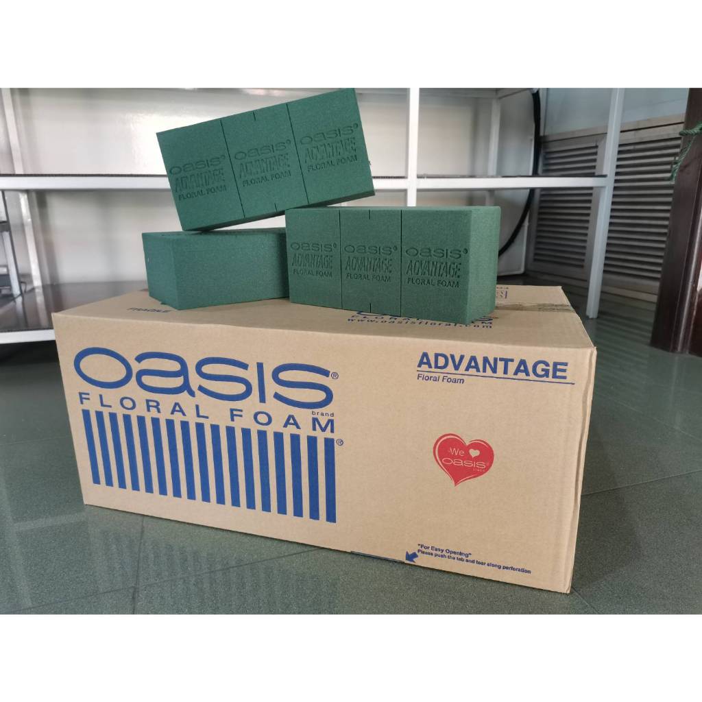 โอเอซิส ปักดอกไม้สด(oasis) สำหรับดอกไม้สด รุ่น advanced เกรดดี พรีเมี่ยม แบ่งขาย เป็นก้อน