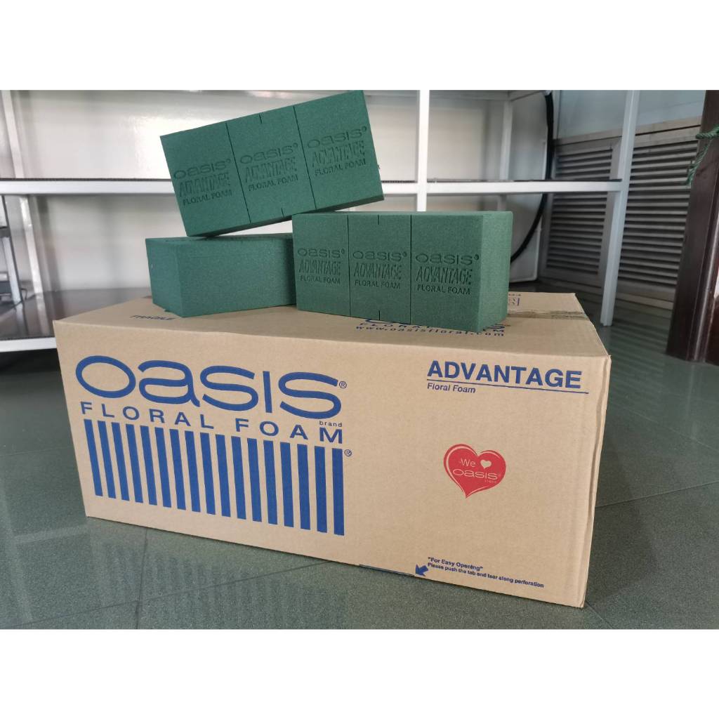 โอเอซิส ปักดอกไม้สด(oasis) สำหรับดอกไม้สด รุ่น advanced เกรดดี พรีเมี่ยม