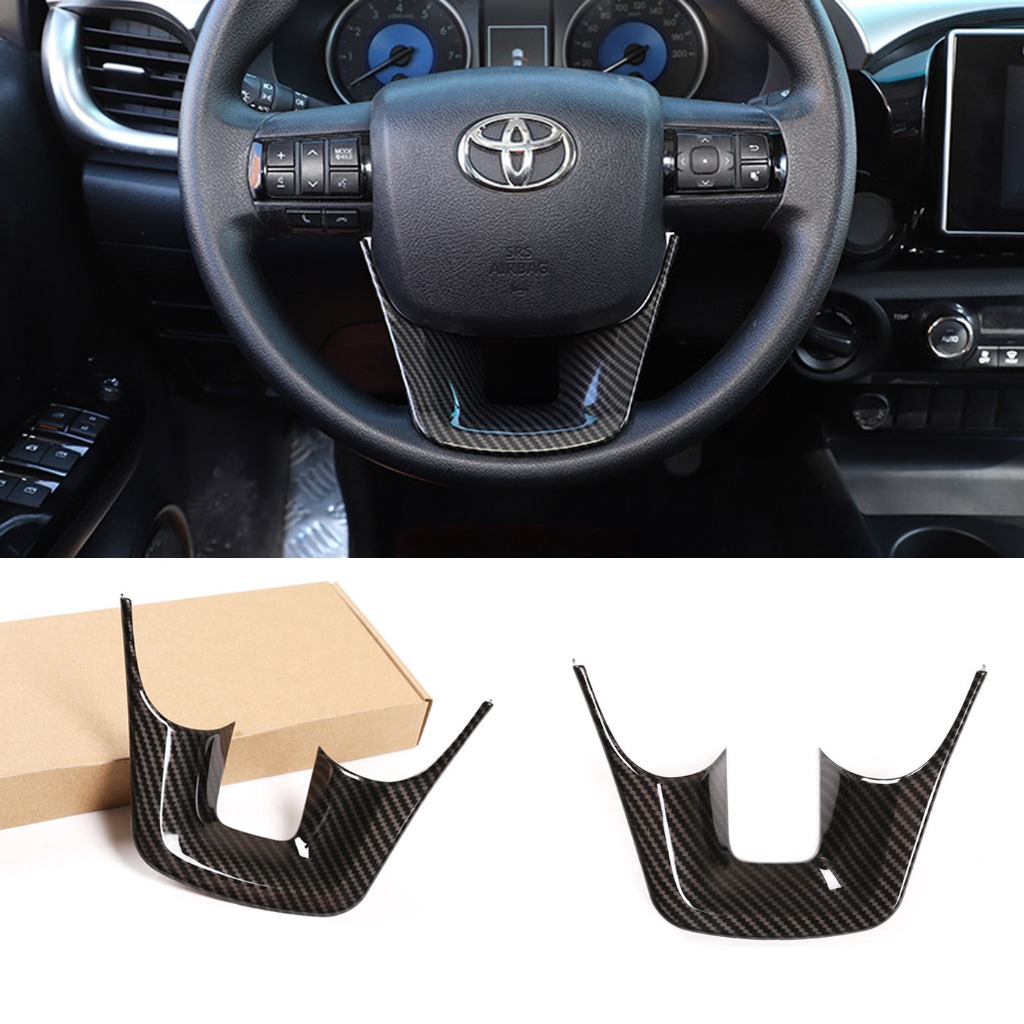 ครอบตัวU แผงครอบตกแต่งก้านพวงมาลัย REVO Fortuner ปี 2015 - ปัจจุบัน