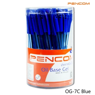 PENCOM OG07C-BL (Blue) ปากกาหมึกน้ำมันแบบปลอก