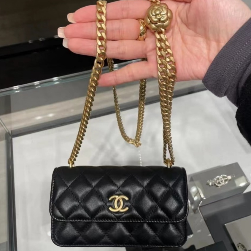 Chanel/23S/Camellia/Chain Bag/กระเป๋าสะพาย/AP3298/แท้ 100%