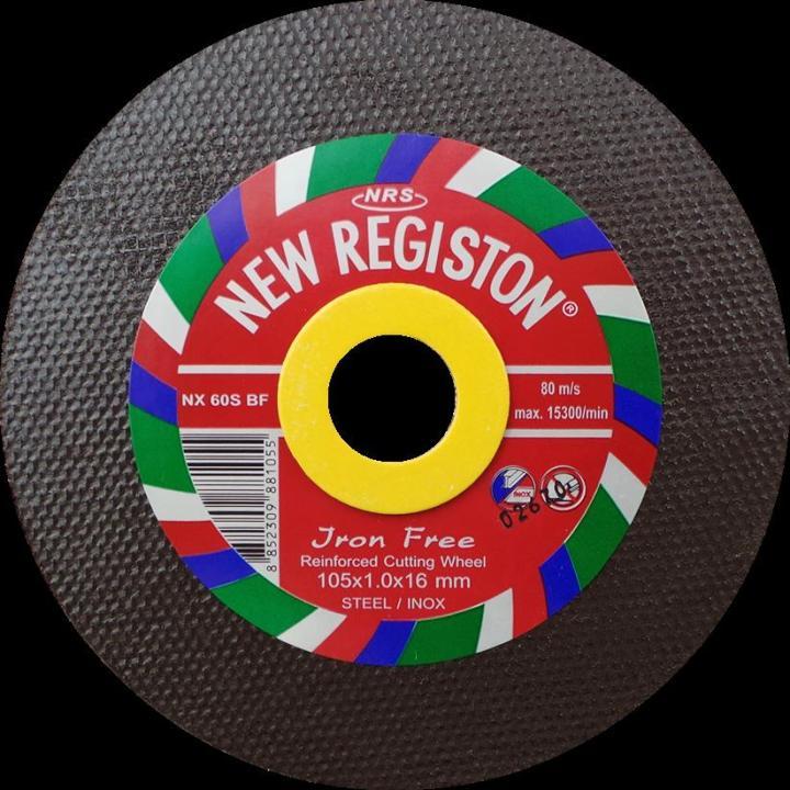 NRS แผ่นตัดเหล็ก ใบตัดเหล็ก ขนาด 4" (หนา 1 มิล รูกว้าง 16 มิล) NRS (30 แผ่น/กล่อง)