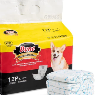 ผ้าอ้อมสุนัข เพศผู้ Dono Male Wrap โอบิสุนัขตัวผู้