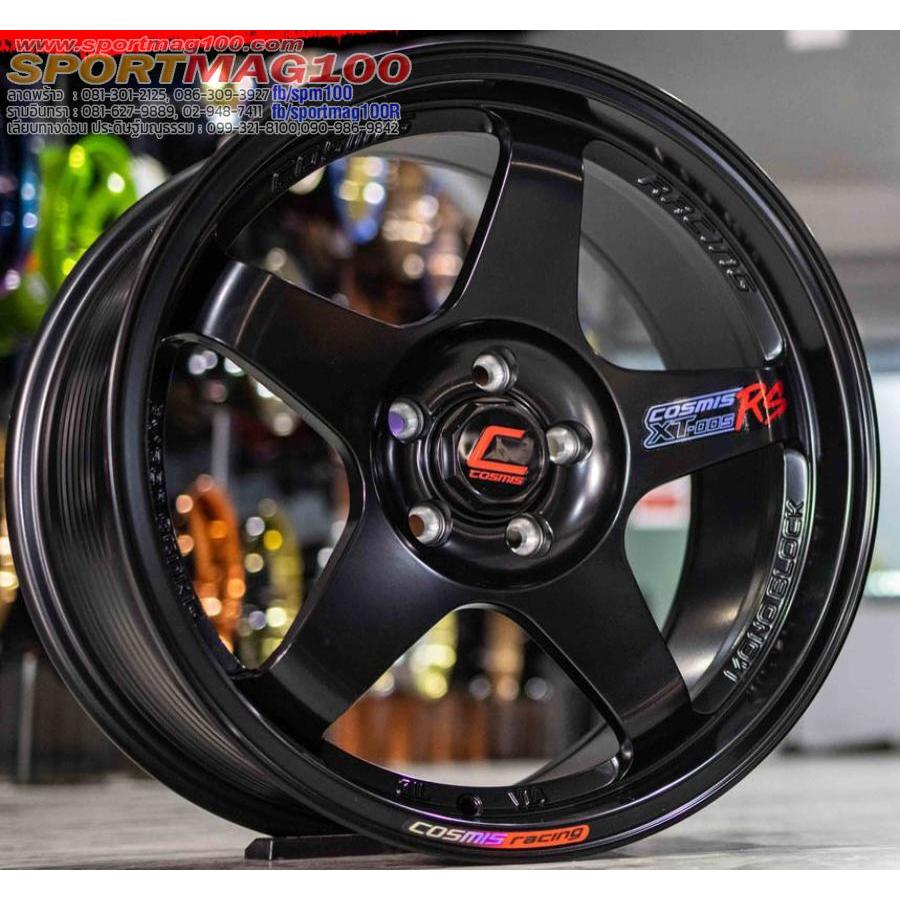 ล้อแม็กใหม่ Cosmis XT005RS 5รู114/112 ET15 สีดำด้าน 8.5-18นิ้ว