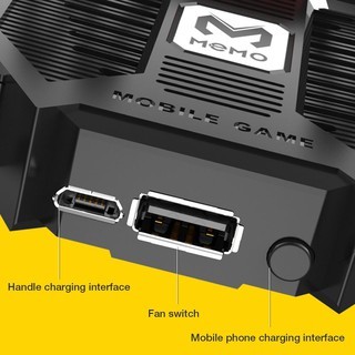 Memo AK77 Gamepad จอย PUBG พร้อมปุ่มยิง 4 ตำแหน่ง พัดลมระบายอากาศ แบตเตอรี่ 1200mAh /4000mAh