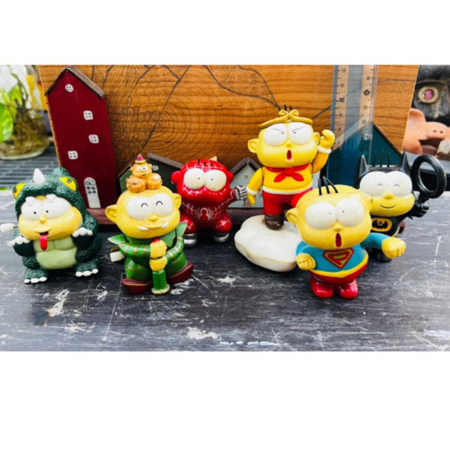 เหมาปังปอนด์ งานเก่าๆ 7-11 เปื้อนตามภาพ ทุกตัวลานปกติ ยกเว้นสไปเดอร์แมน ไม่มีสาย เหมาทั้งภาพ ไม่แยกจ