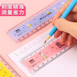ไม้บรรทัด แบบพับได้ สร้างสรรค์ อเนกประสงค์ ทับวาดรูปทรงต่างๆ 30cm