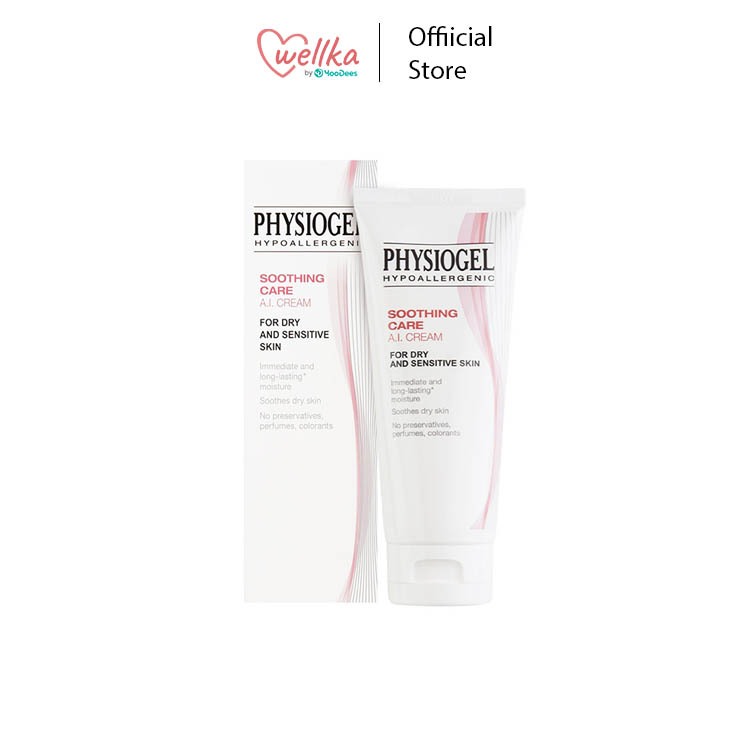 Physiogel ฟิสิโอเจล Soothing Care A.I. Cream - ครีมบำรุงผิวสูตรอ่อนโยน สำหรับผิวแพ้ง่าย ขนาด 30 มล