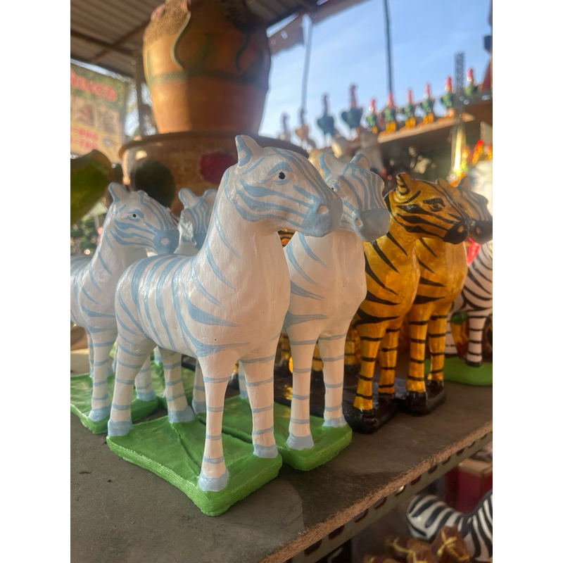 ม้าลาย ม้าลายแก้บน *ส่งด่วน‼️ ม้าลายไหว้ศาล  #ศาลตายายเมืองทอง สวนเพื่อนเกษตร หน้าร้านนนทบุรี * ประกันแตกหัก รูปที่ 5