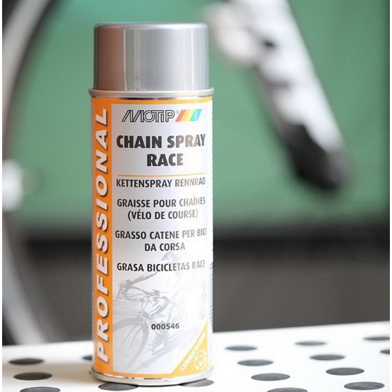 MOTIP 546 CHAIN SPRAY RACE สเปรย์หล่อลื่นโซ่ RACE เหมาะสำหรับจักรยานทุกชนิด