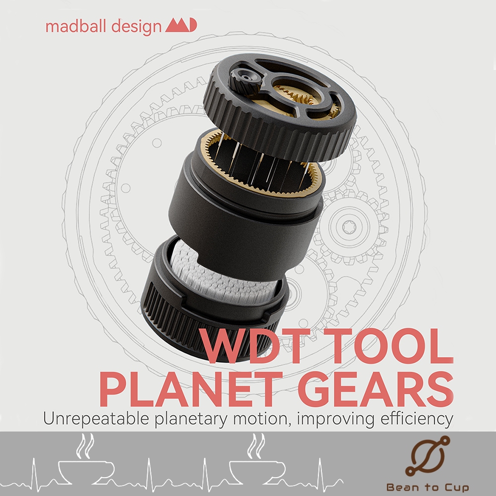 DIY Needle Distributor PLANET GEARS (Ver.2-4) // เข็มเกลี่ยกาแฟ 3D Print