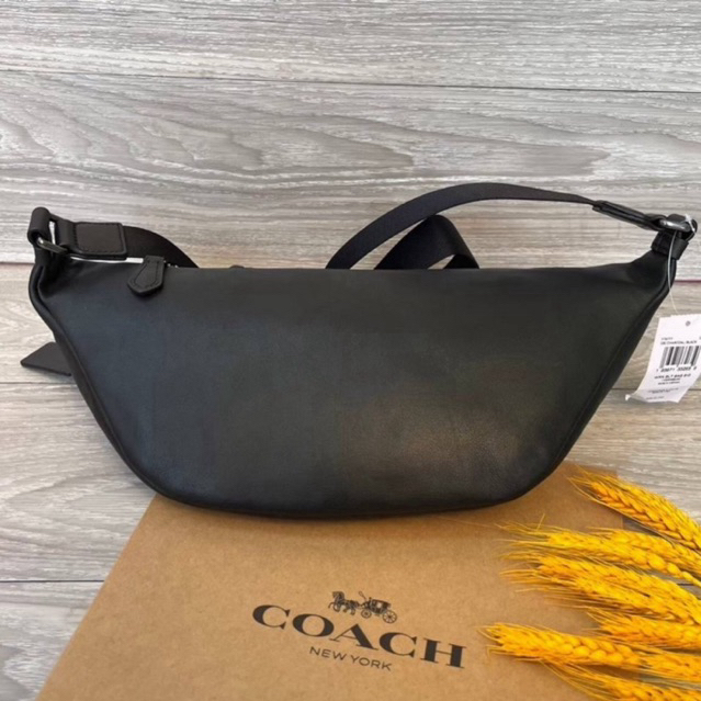 ^_^ ลดเพิ่มทุกวัน:โค้ดคุ้ม Xtra+ส่วนลดร้านค้า^_^ พร้อมส่ง แท้100% Warren Belt Bag In Signature Canvas คาดอกชาย 15 3/4“
